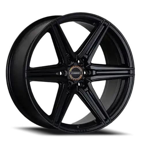 Vossen HF6-2 20x9.5 / 6x139.7 / ET15 / Deep Face / 106.1 - Satin Black Wheel