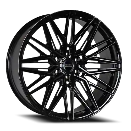 Vossen HF6-5 22x12 / 6x135 / ET-44 / Ultra Deep Face / 87.1 - Gloss Black Wheel