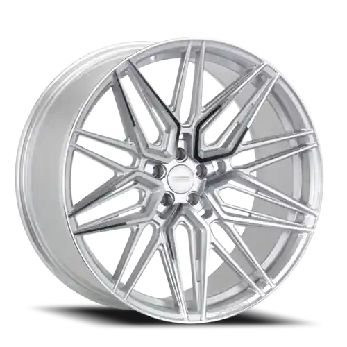 Vossen HF-7 22x9 / 5x114.3 / ET32 / Flat Face / 73.1 - Silver Polished Wheel
