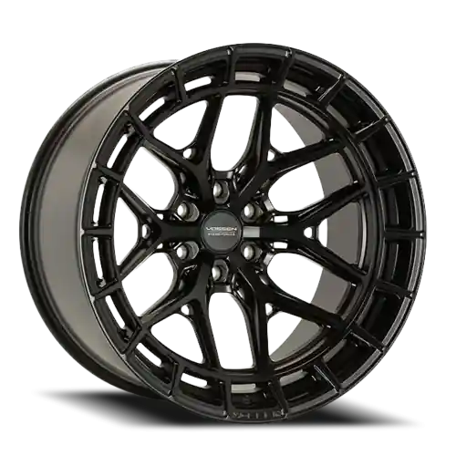Vossen HFX-1 22x12 / 6x139.7 BP / ET-44 / 106.1 CB / Ultra Deep - Satin Black Wheel