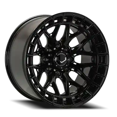 Vossen HFX-1 22x12 / 8x170 / ET-44 / Ultra Deep / 125.1 CB - Gloss Black Wheel