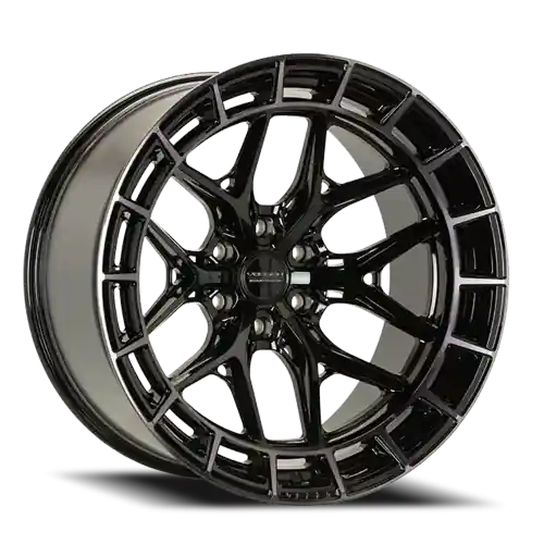 Vossen HFX-1 18x9 / 6x139.7 / ET0 / Super Deep / 106.1 CB - Tinted Gloss Black Wheel
