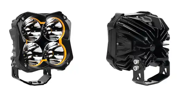 XK Glow Spot Beam Offroad Cube Light 2pc 5in