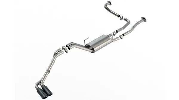 Borla 22-24 Nissan Frontier S-Type Cat Back System - Black Chrome