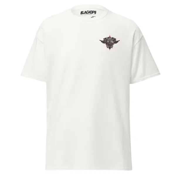 Black Ops Unisex Classic T Embroidered Front DTG Rear