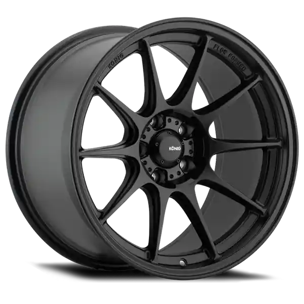 Konig Dekagram 18x8.5 5x114.3 ET45 Semi-Matte Black
