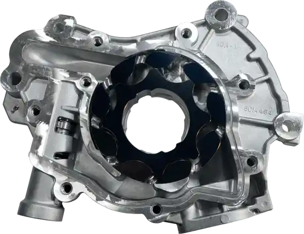 Boundary 2024+ Ford Coyote V8 Billet Gear Vane Ported Treated Oil Pump Assembly w/Billet Back Plate
