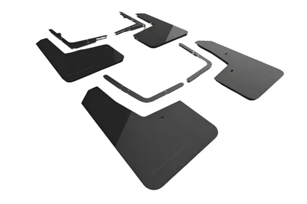 Rally Armor 21-24 Ford F-150 Raptor Gen 3 Black UR Mud Flap w/Metallic Black Logo