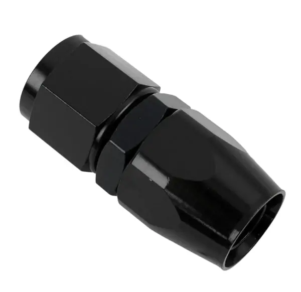 Fragola -10AN Straight Power Flow Hose End - Black