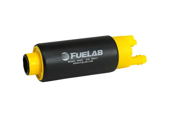 Fuelab 494 High Output In-Tank Electric Fuel Pump - 340 LPH Center Out