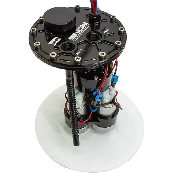 Snow Universal 10 Gal 8.72in Tank Depth Multi Pump Fuel Hat - Dual Pump