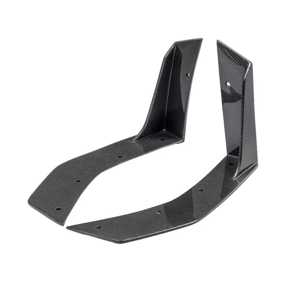 Anderson Composites 2024+ Ford Mustang Type-GT5 Carbon Fiber Front Splitter Wickers