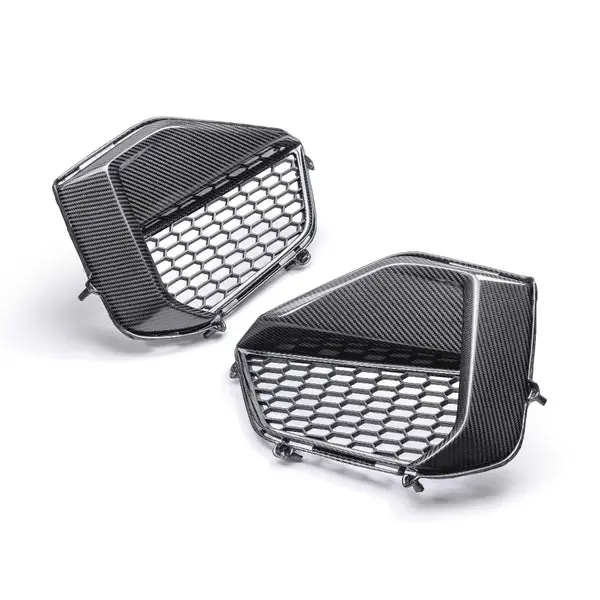 Anderson Composites 2024 Ford Mustang GT Carbon Fiber Front Bumper Inserts