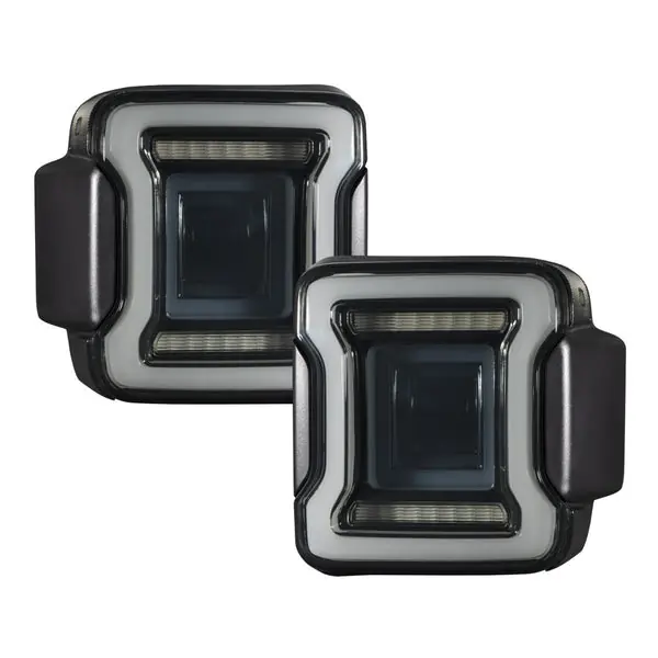 Form Lighting - 2018-2024 Jeep Wrangler LED Tail Lights Smoke (pair)