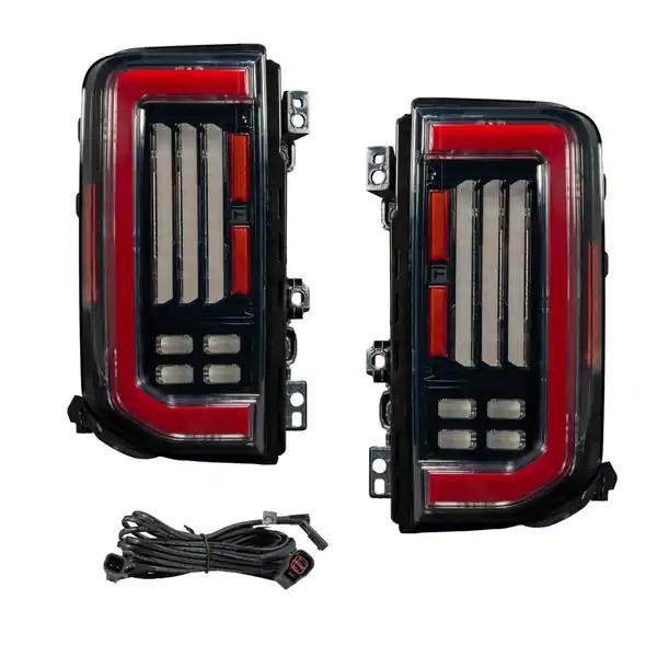 Form Lighting - 2021-2025 Ford Bronco LED Tail Lights, Red (pair)