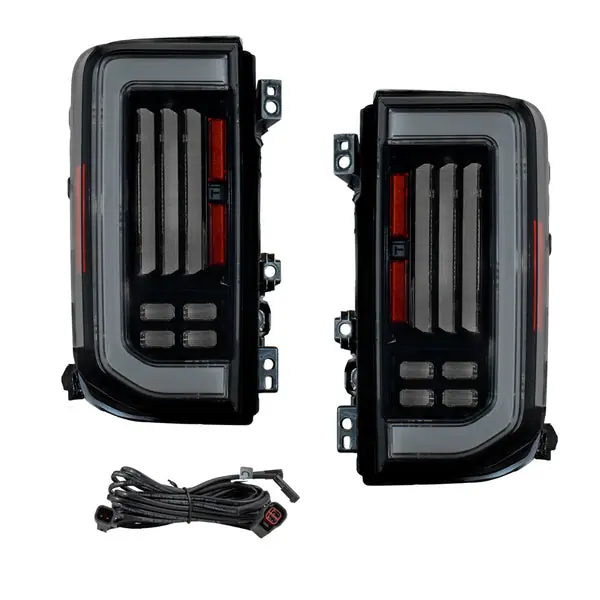 Form Lighting - 2021-2025 Ford Bronco LED Tail Lights, Smoked (pair)