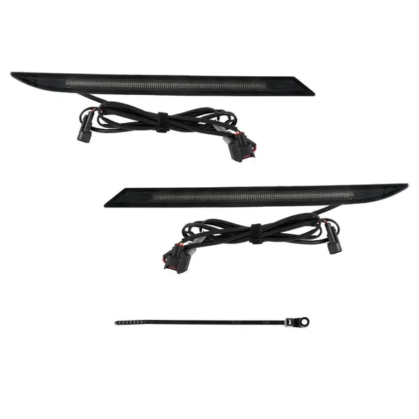 Form Lighting - 2024 Mustang LED Rear Reflector Smoked (pair)