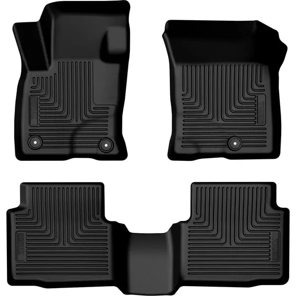 Husky Liners 24-25 Ford Escape Weatherbeater Front & 2nd Seat Floorliner (3pc Set) - Blk