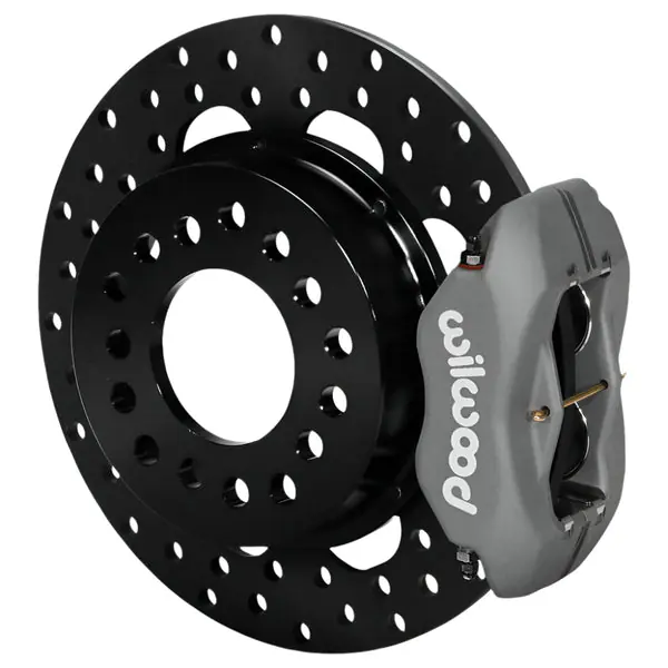 Wilwood Forged Dynalite Rear Drag Kit Drilled Rotor New Big Ford 2.50in Offset