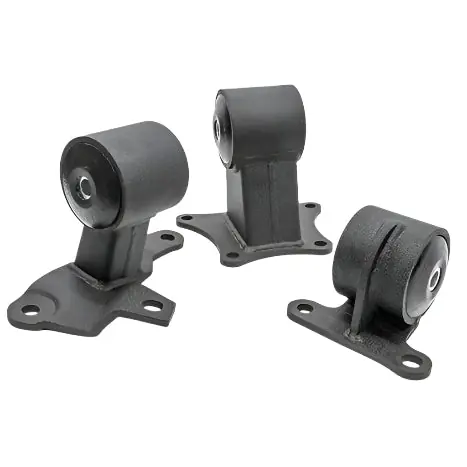 Innovative 90-93 Honda Accord Conversion (F-Series/RH Mount) Black Aluminum Mount 85A Bushing