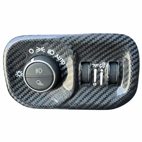 2019+ RAM 1500/ TRX / RHO Carbon Fiber Cover Headlight Control Bezel
