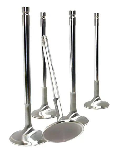 GSC P-D Subaru EJ205/EJ207/EJ257 Chrome Polished Super Alloy Exhaust Valve - 32mm Head - Set of 50
