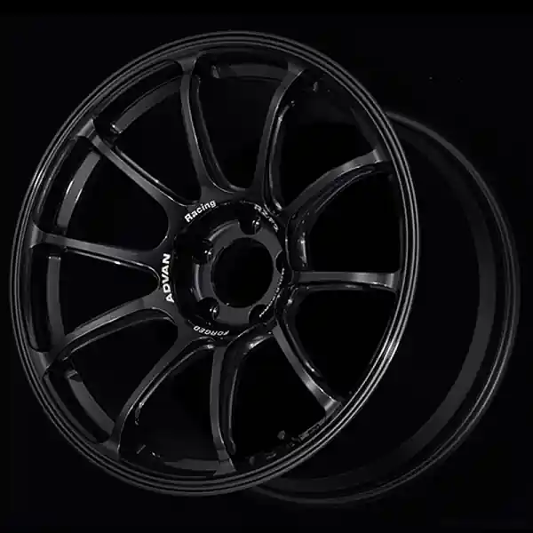Advan RZ-F2 18x9 +45 5-114.3 Racing Titanium Black Wheel