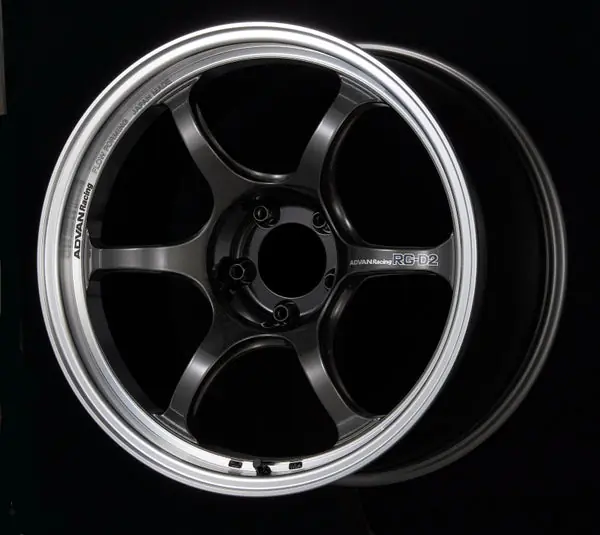 Advan RG-D2 18x9.5 +35 5-114.3 Machining & Black Gunmetallic Wheel