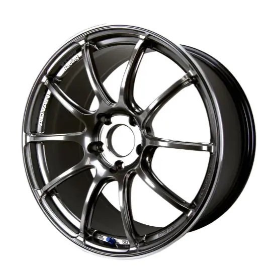 Advan RZII 18x9.5 +45 5-114.3 Racing Hyper Black Wheel