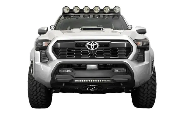 ADD 2024+ Toyota Tacoma Stealth Center Mount Winch Front Bumper w/ Top Hoop