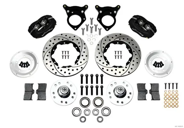 Wilwood Forged Dynalite Front Kit 11.00in Drilled 87-93 Mustang 5 Lug