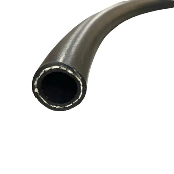 Fragola -6AN Push-Lite Hi-Temp Black Hose - 20ft