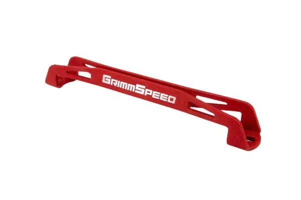 GrimmSpeed 08-18 Subaru WRX/STI Lightweight Battery Tie Down - Red