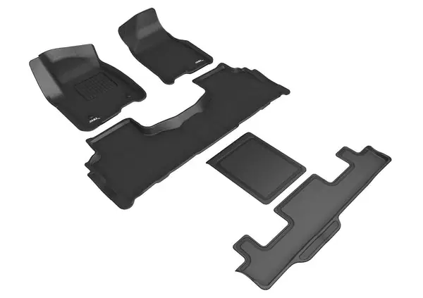 3D Maxpider Kagu Black 2021-2024 Chevrolet Tahoe 7-Seat