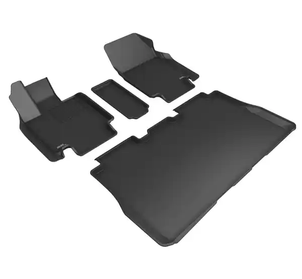 3D Maxpider Floor Liners Kagu Blk 2024 Tesla Cybertruck Awd F&R