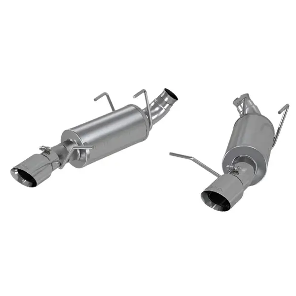 MBRP 11-14 Ford Mustang V6 3in. Dual Muffler Axle Back Split Rear T409 Exhaust System