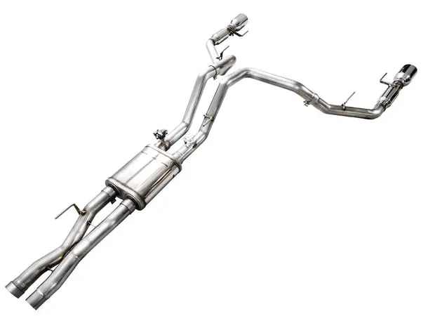 AWE Gen 3 Raptor SwitchPath Exhaust - Chrome Silver Tips