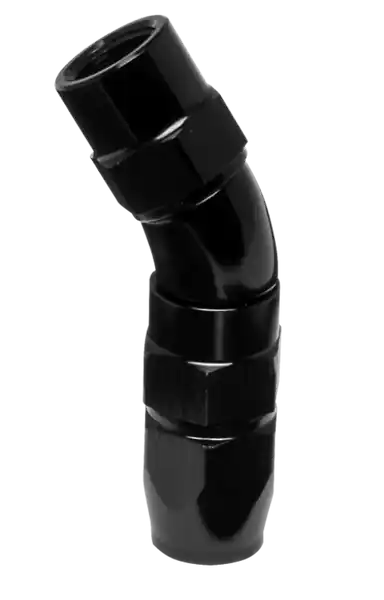 Vibrant -3AN 30 Degree High Flow Hose End Fitting for PTFE Lined Hose - Aluminum