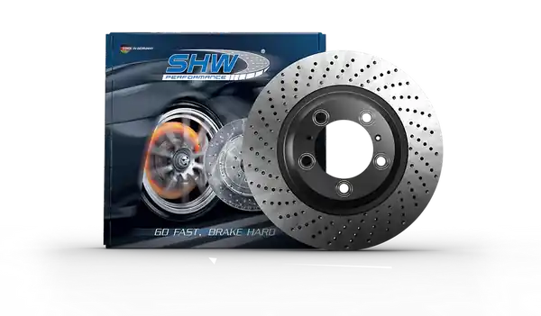 SHW 13-16 Porsche Panamera GTS 4.8L w/o Ceramics Right Rear Slotted Monobloc Brake Rotor(298615602B)