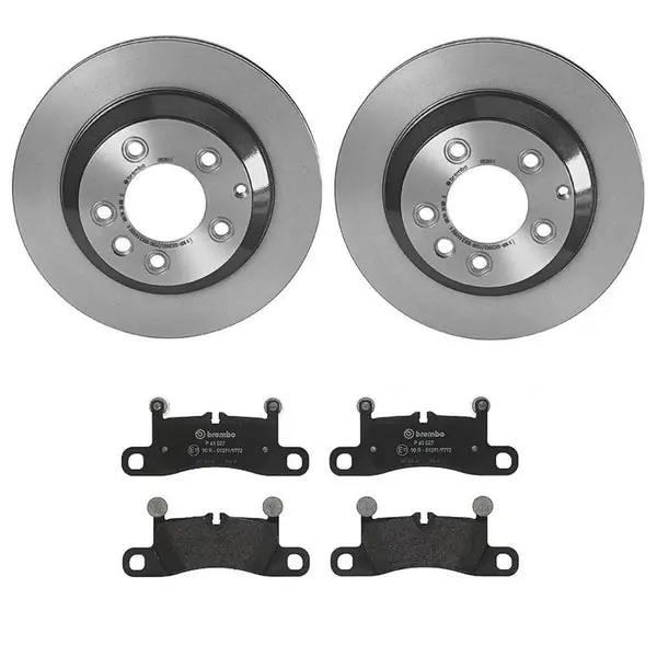 Brembo OE 11-18 Porsche Cayenne/11-17 Volkswagen Touareg Rear Disc Brake Kit