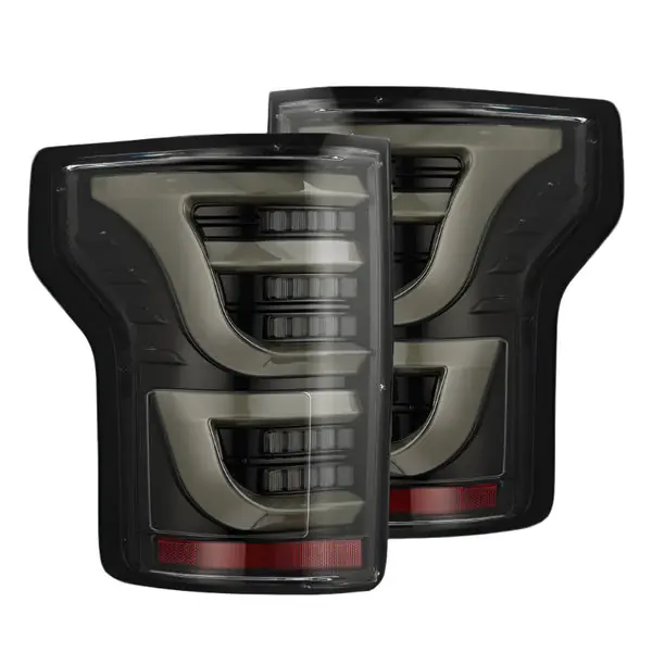 AlphaRex 15-20 Ford F150 Luxx-Series LED Tail Lights Alpha-Black