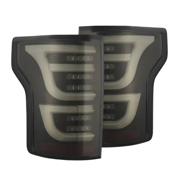 AlphaRex 15-20 Ford F150 Luxx-Series LED Tail Lights Alpha-Black