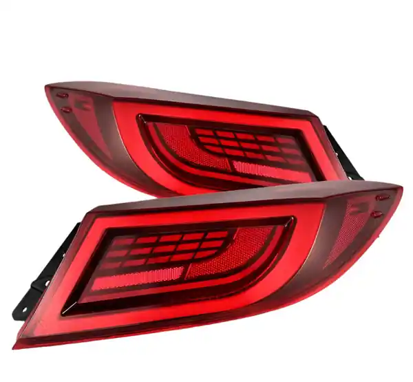 AlphaRex 22-24 Toyota GR86 LUXX LED Taillights Vivid Red
