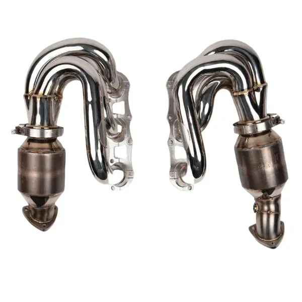 Fabspeed Porsche 997.2 Carrera RENNKRAFT® Modular Headers with HJS Catalytic Converters (2009-2011)