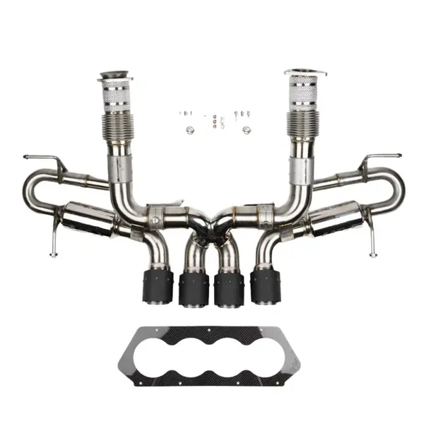 Fabspeed Chevrolet Corvette C8 Stingray / E-Ray Valved Center Exit Conversion Exhaust System (2023+)