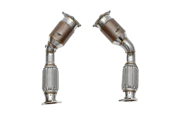 Fabspeed Porsche 955 Turbo / Turbo S Primary Sport Catalytic Converters (2002-2007)
