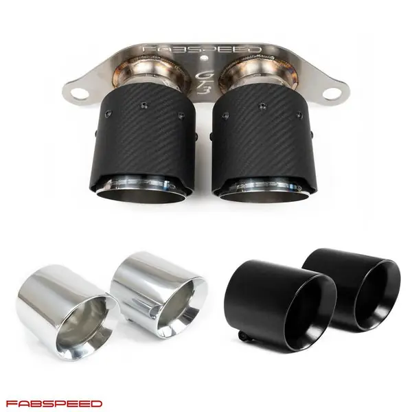 Fabspeed Porsche 997 GT3 / GT3 RS Deluxe Dual Style Tips