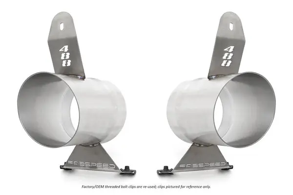 Fabspeed Ferrari 488 Challenge Style Titanium Tips