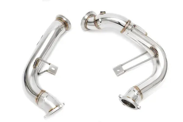 Fabspeed Macan Turbo / S Primary Competition Link Pipe Downpipes (2014-2018)