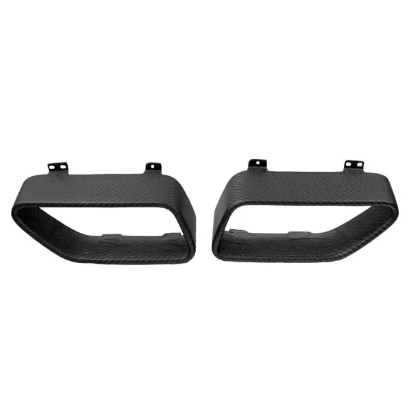 Carbon Fiber Matte Finish Carbon Tail Pipe Tips - McLaren MP4-12C/650S McLaren